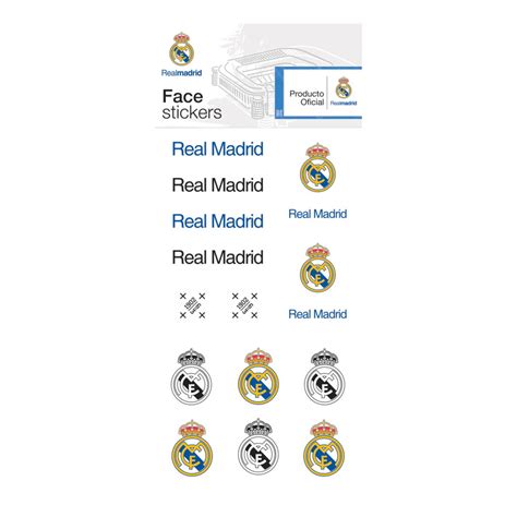 Buy Real Madrid Face Stickers in wholesale online!