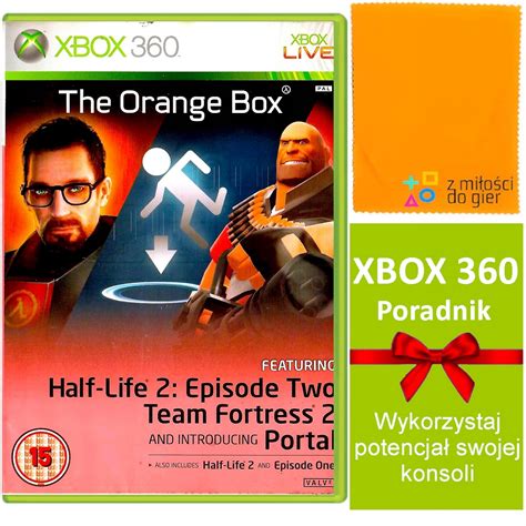 Kultowy Zestaw Gier XBOX 360 THE ORANGE BOX Half Life 2 Portal Team