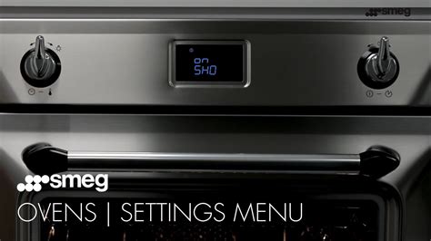 How To Access The Settings Menu Smeg Dial Controlled Ovens Youtube