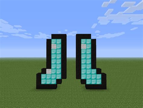 Big Diamond boots Minecraft Map