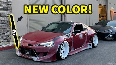 Wrapping My Widebody FRS A NEW COLOR YouTube