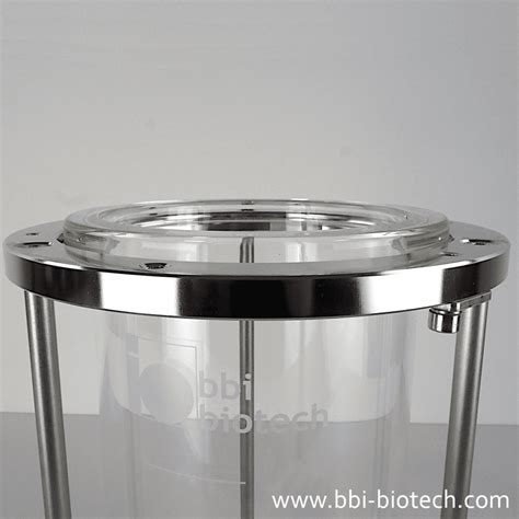 1 L Single Walled Glass Vessel Bioreactors Fermentors Sampling