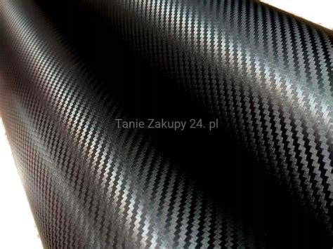 Folia CARBON 3D CZARNA 50cm X150cm Tanie Zakupy 24