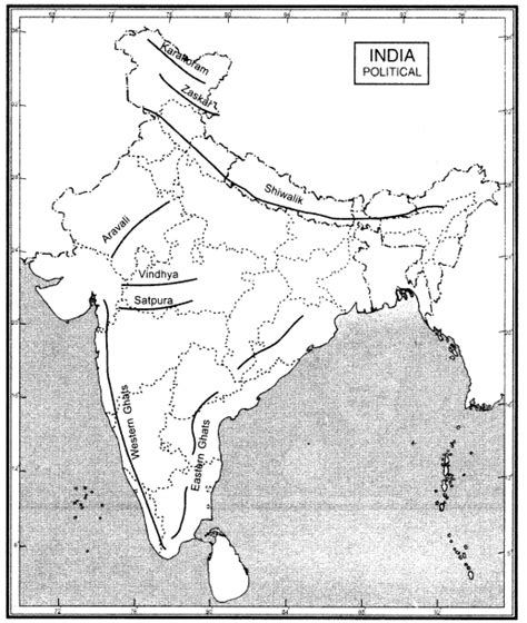 Class 9 Geography Chapter 2 Extra Questions Physical Features Of India 2022