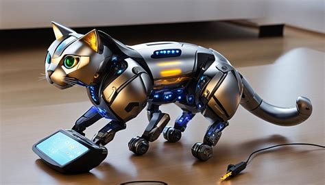 Interactive Robot Cat Toy with Remote Control