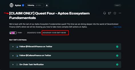 Aptos Ecosystem Fundamentals Did You Complete All Four Quests Page