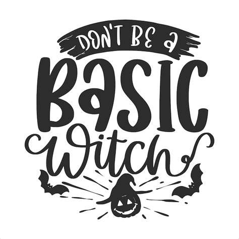 Premium Vector | Halloween lettering quotes and sayings for printable ...