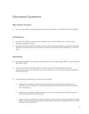 Itech Exam Questions Docx Discussion Questions Why Ethical