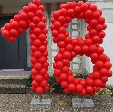 Geburtstag Mit Luftballons Geschenkballon Ballongeschenke Dekoration