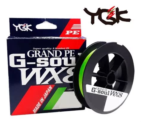 Linha Multifilamento Ygk G Soul Grandpe Wx8 35lb 0 24mm 150m