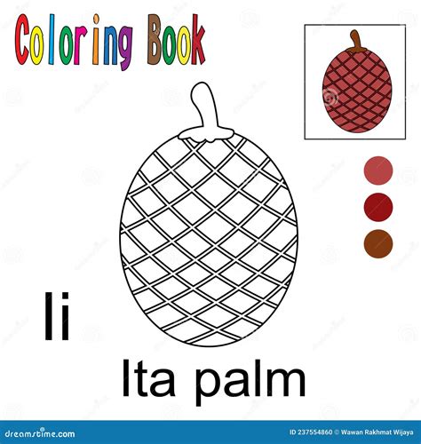 Cartoon Ita Palm It Grows In And Near Swamps And Other Wet Areas Of