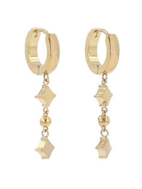 Guess Boucles D Oreilles Perfect Liaison Jube Jw Plaqu Or Jaune