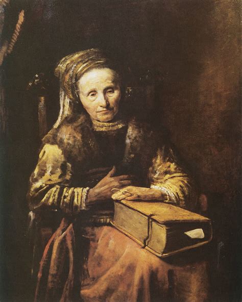 Old Woman With A Book Karel Van Der Pluym Artwork On Useum