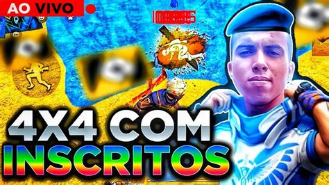 Free Fire Ao Vivo V E V Sala Personalizada Jogando