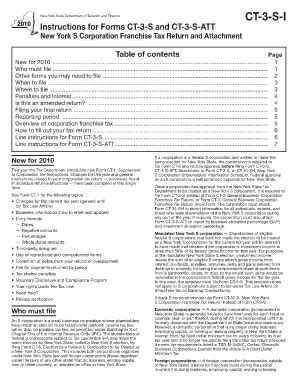 Fillable Online Tax Ny Form Ct S I Instructions For Forms C S