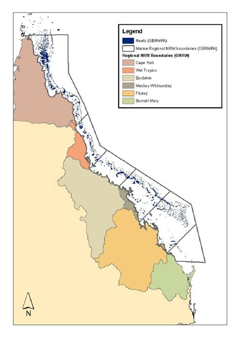 Regional Natural Resource Management Regions In The Great Barrier Reef Download Scientific