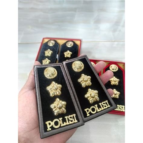 Jual Pangkat Akbp Pdh List Merah Dan List Coklat Shopee Indonesia