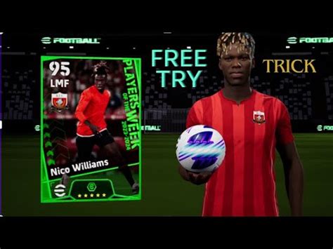 Trick To Get Rated Nico Williams From Potw Worldwide Apr