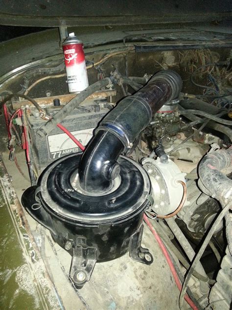 Воздушный фильтр от Toyota Surf + шнорхель — УАЗ 469, 2,9 л, 1995 года ...