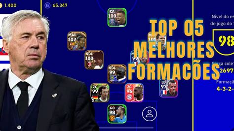 AS 05 MELHORES FORMAÇÕES SECRETAS DA SEMANA Efootball 23 Mobile YouTube