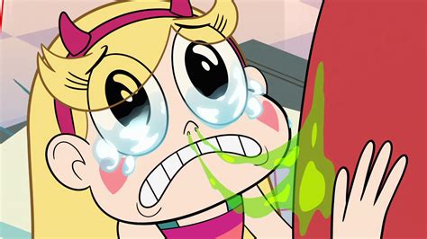 Imagen S2e33 Star Butterfly Crying And Dripping With Snotpng Star