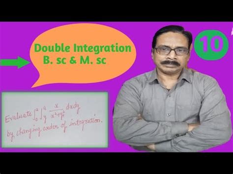 Question Based On Change Of Order Of Integration Double Integration B