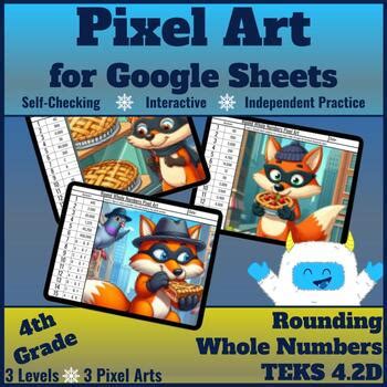 Google Sheets Pixel Art Rounding Whole Numbers Teks D By Enigma