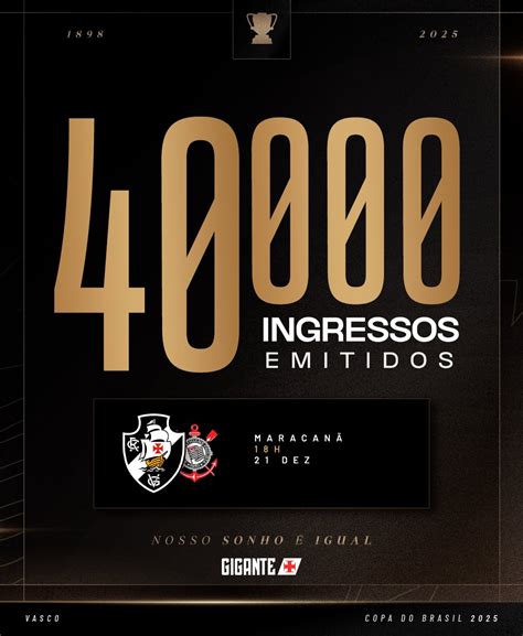 Quantos Ingressos Foram Vendidos Para O Jogo Do Vasco - Vasco atualiza parcial de ingressos vendidos para o segundo jogo da ...