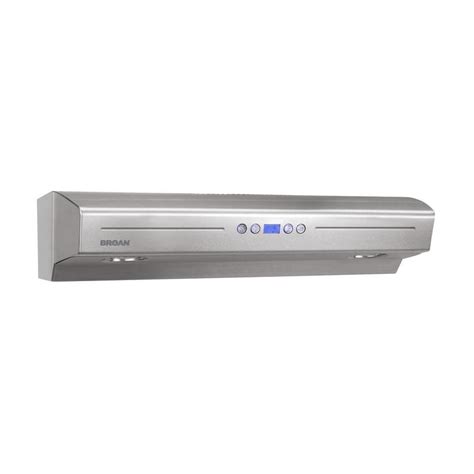 Broan 30 In Convertible Stainless Steel Undercabinet Range Hood Common 30 Inch Actual 2987