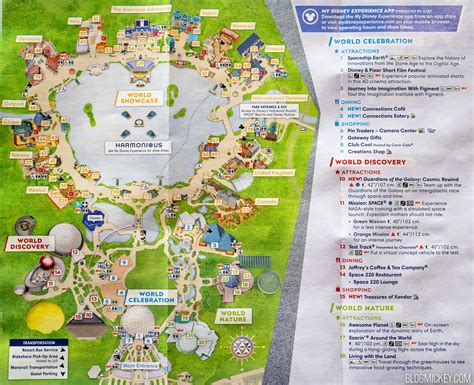 Mapa De Epcot