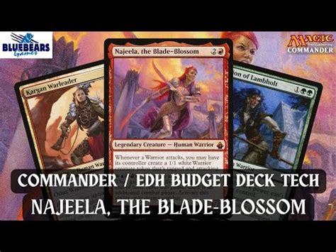 Najeela The Blade Blossom Magic The Gathering Commander Budget Deck