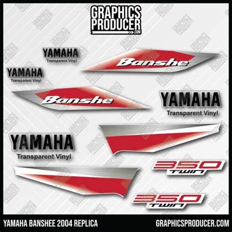 Yamaha Banshee Decals Stickers Replica Graphics Producer