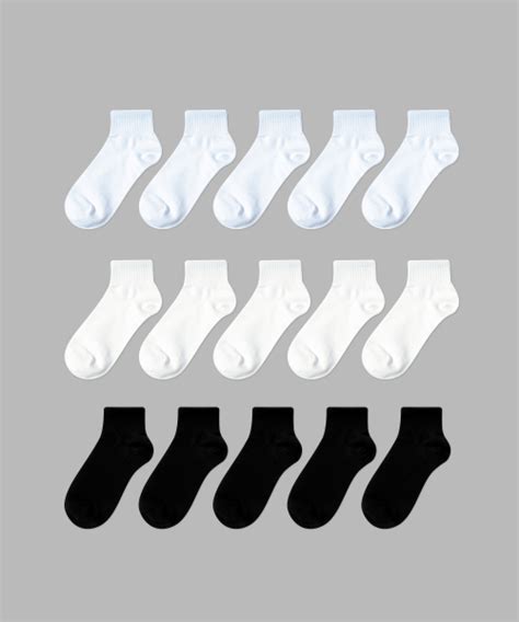 MUSINSA IL O GONG CHIL 10PACK 1507 School Pack Mini Socks Snow