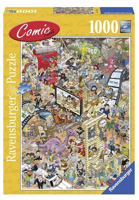 Ravensburger Comic Puzzle Hollywood 1000pc