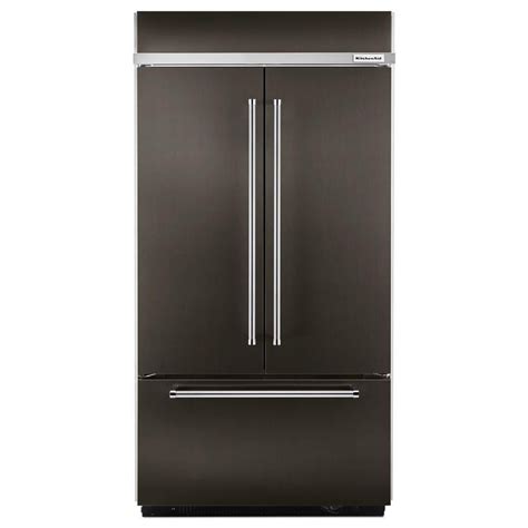 KitchenAid 42-inch W 24.2 cu. ft. Built-In French Door Refrigerator in ...