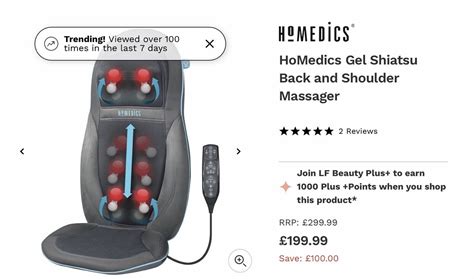 Homedics Cbs 2016 Gb Shiatsu Max 2 0 Heat Back And Shoulder Massager