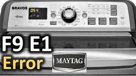 Maytag Washer F E Error Quick Fix Guide