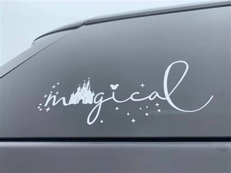 Disney magical Car Decal | Etsy