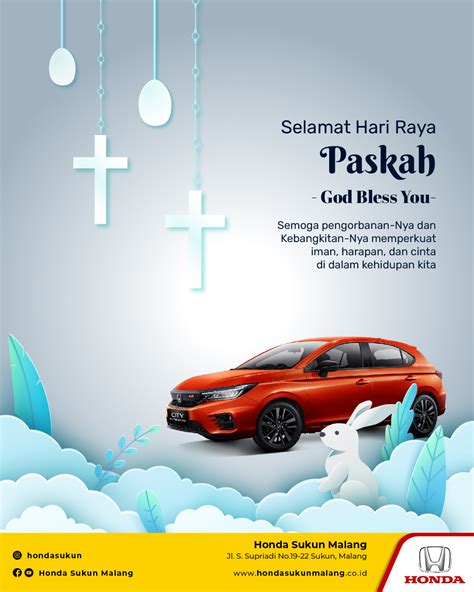 Selamat Hari Raya Paskah Honda Sukun Malang