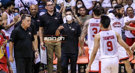 Tim Cone On La Tenorio S Presence During Ginebra Games