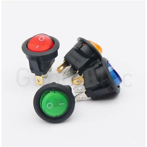 Mixed Colors V Interrupteur Bascule Led V V Pi Ces Bouton