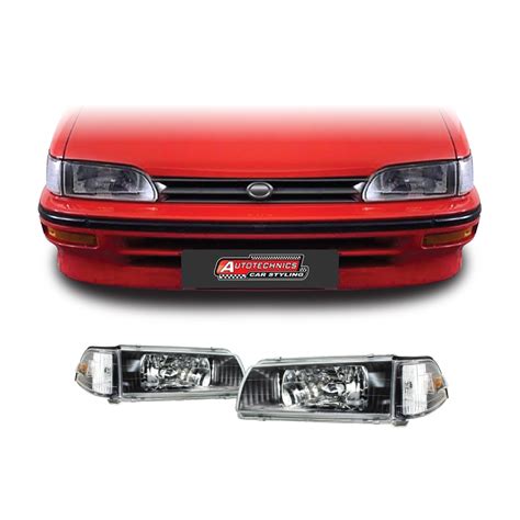 Corolla Ee Crystal Headlights With Corner Lights Autotech