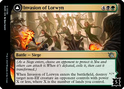 Invasion Of Lorwyn From March Of The Machine Spoiler