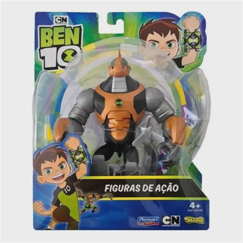 Boneco Ben Humungossauro Armadura Omni Kix Figura A O Na