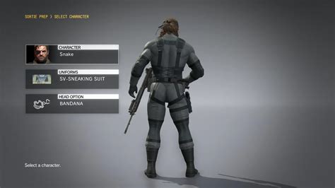 MGS2 Solid Snake Sneaking Suit At Metal Gear Solid V The Phantom Pain