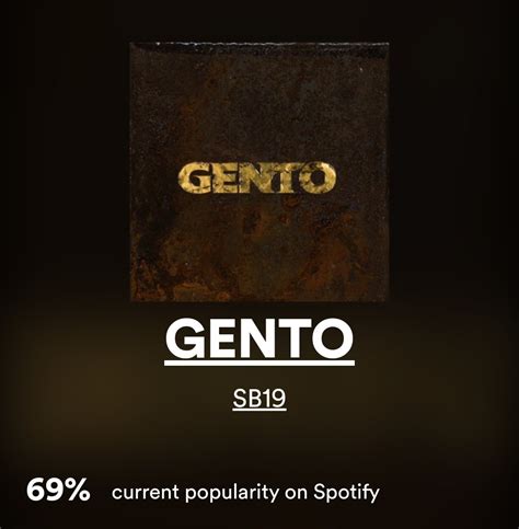 Stream Gento On Twitter Rt Sbretmanstone Gento S Spotify