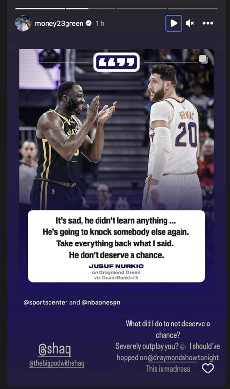 Draymond Green Calls Out Jusuf Nurkic For His Comments On Instagram ...