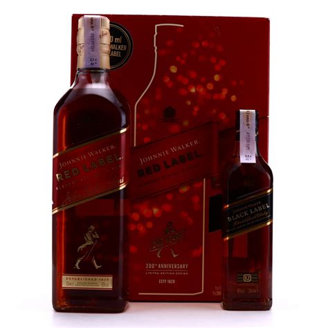 Johnnie Walker Red Label 200th Anniversary Gift Pack | Whisky Auctioneer