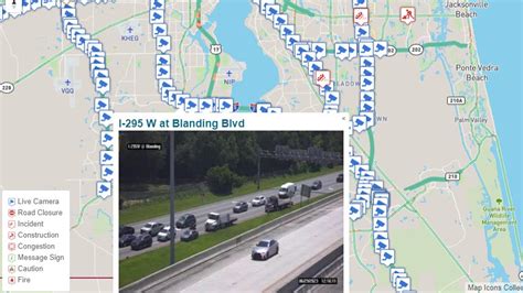 Traffic Conditions In Jacksonville Duval See Crashes Construction