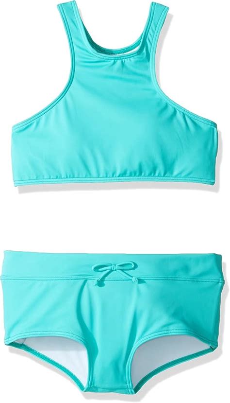 Billabong Girls Sol Searcher High Neck Two Piece Swimsuit